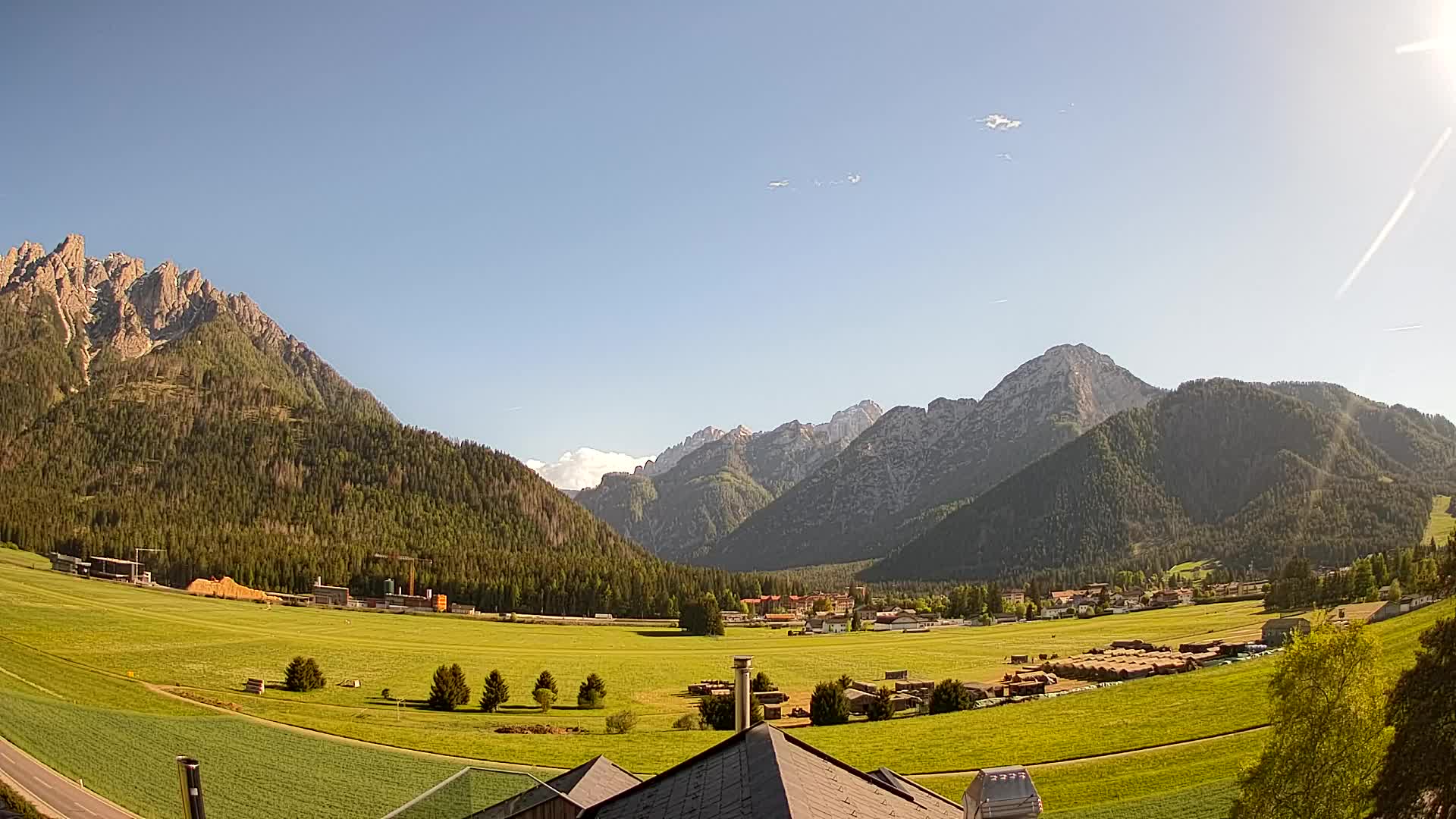 Webcam Toblach Dolomites – Vue depuis l’Hôtel Rosengarten