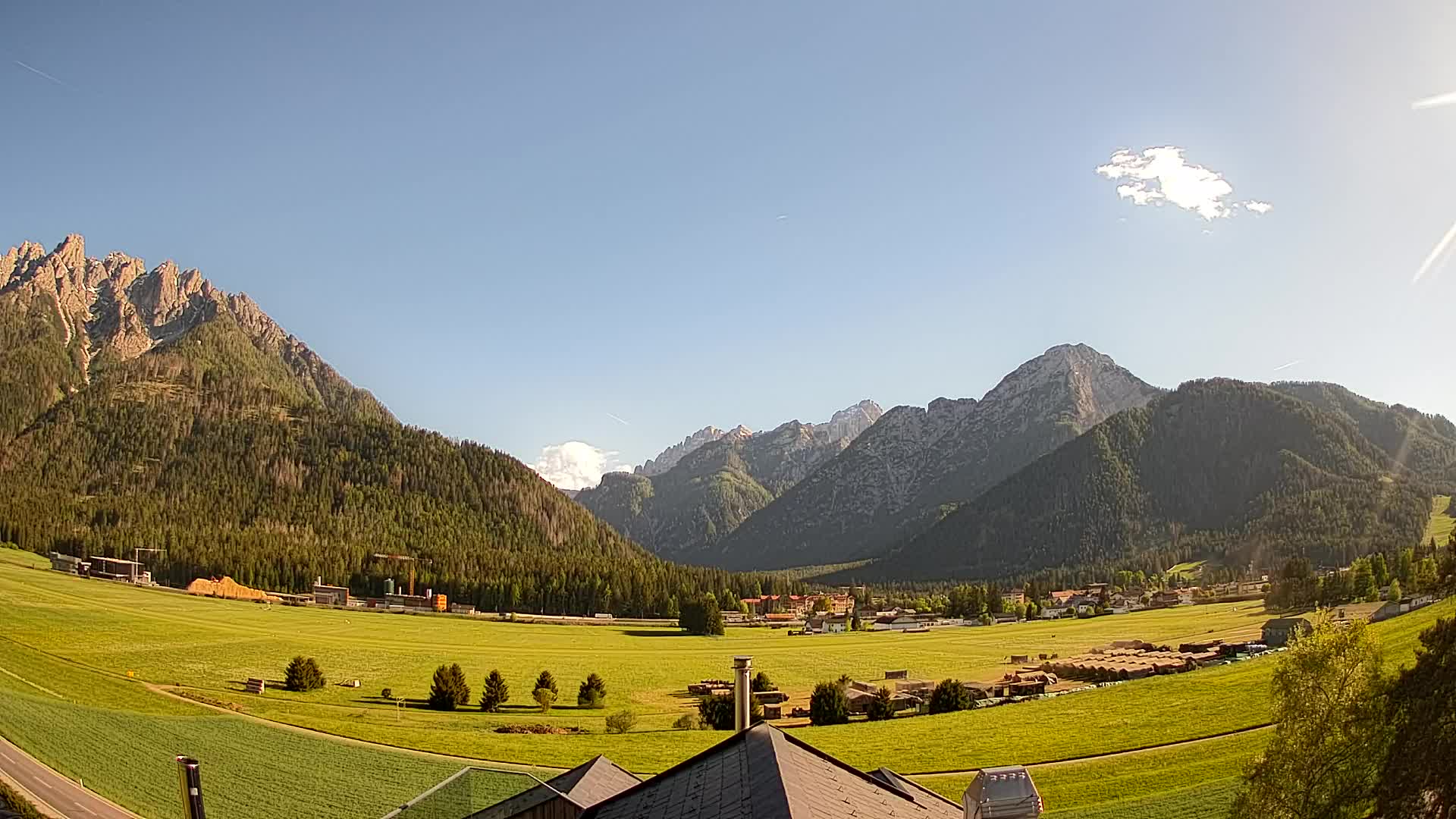 Webcam Toblach Dolomiten – Blick vom Hotel Rosengarten