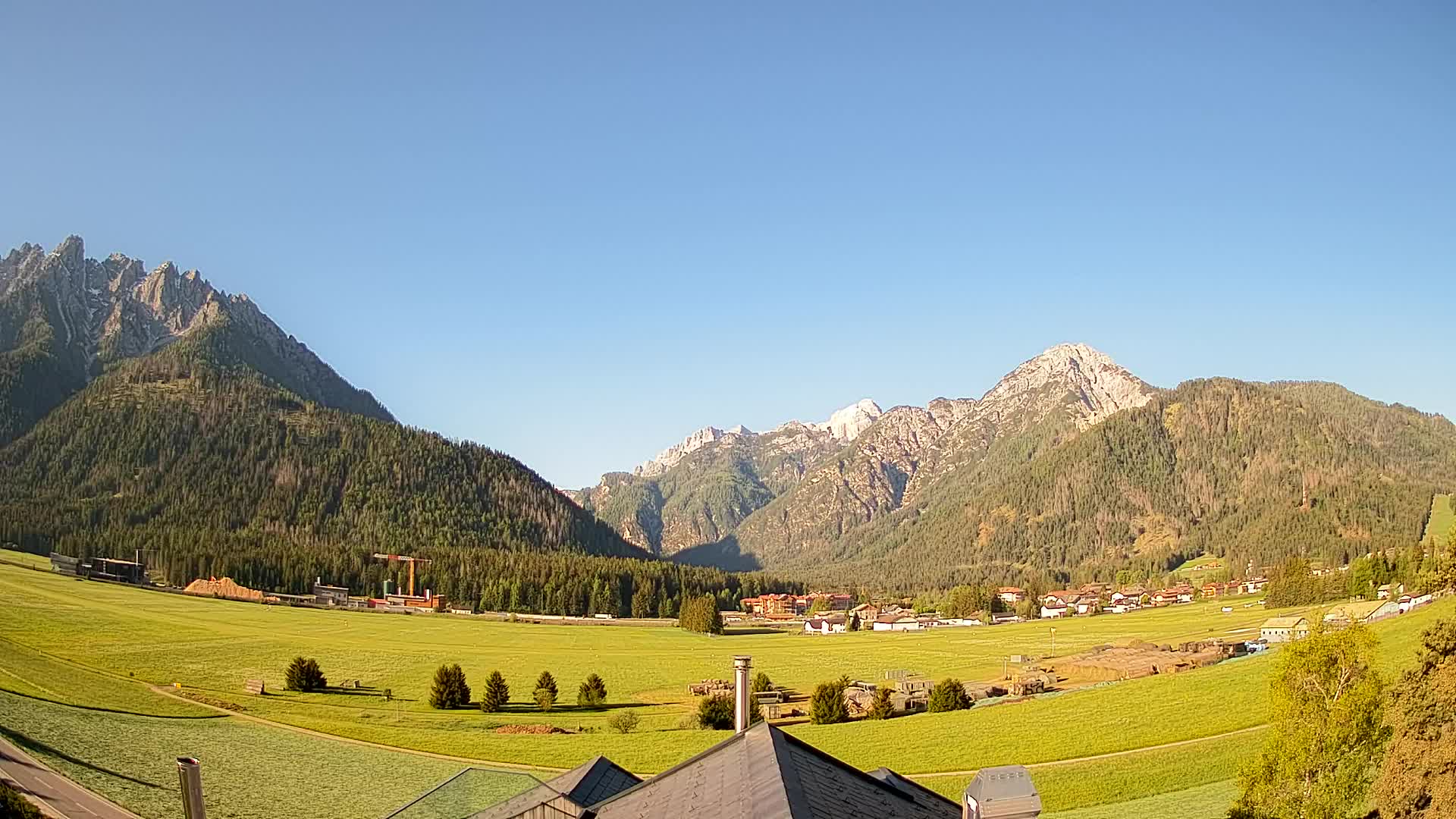 Webcam Toblach Dolomites – Vue depuis l’Hôtel Rosengarten