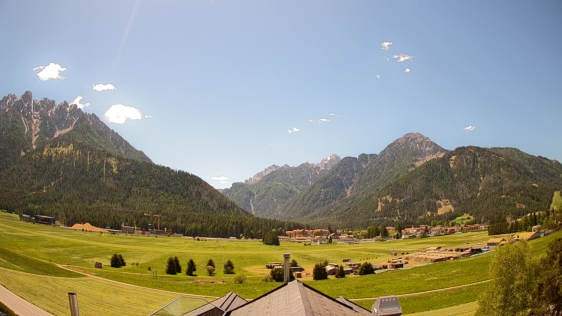 Webcam Toblach Dolomiten – Blick vom Hotel Rosengarten