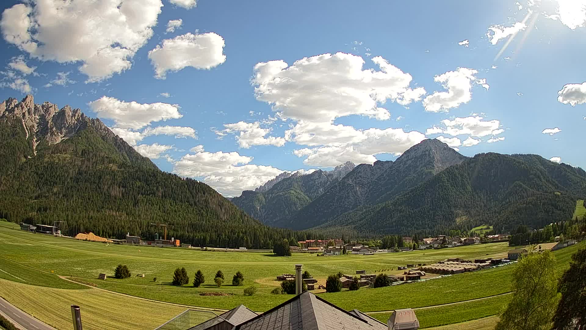 Webcam Toblach Dolomiten – Blick vom Hotel Rosengarten