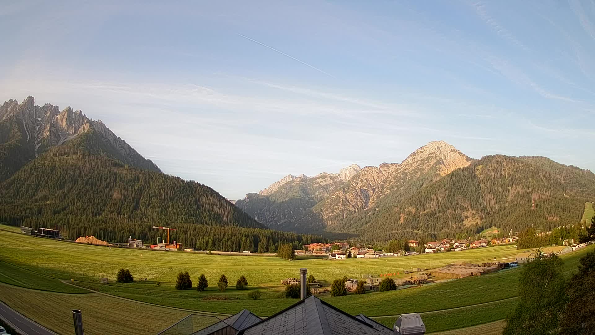 Webcam Toblach Dolomiten – Blick vom Hotel Rosengarten