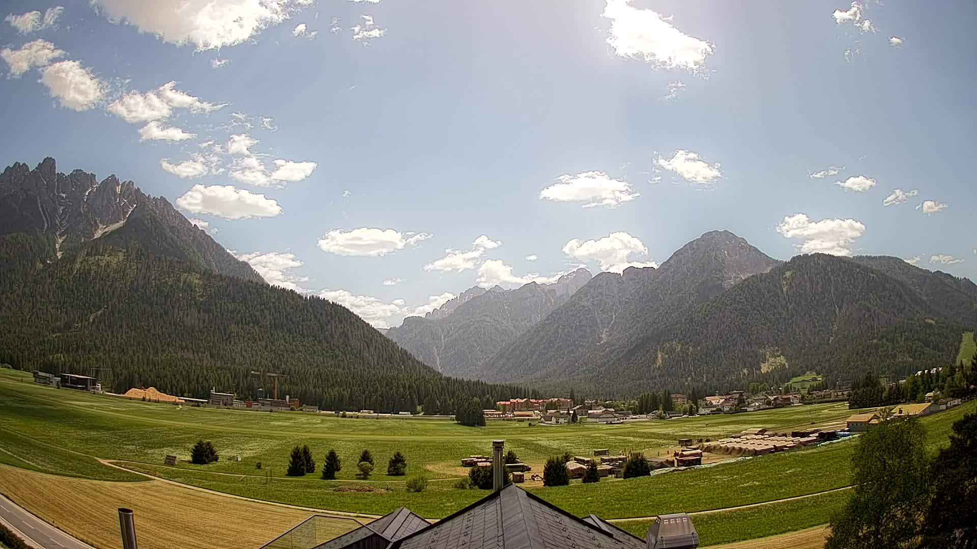 Webcam Toblach Dolomites – Vue depuis l’Hôtel Rosengarten