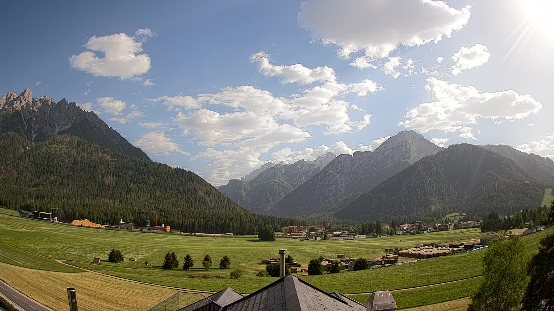 Webcam Toblach Dolomites – Vue depuis l’Hôtel Rosengarten