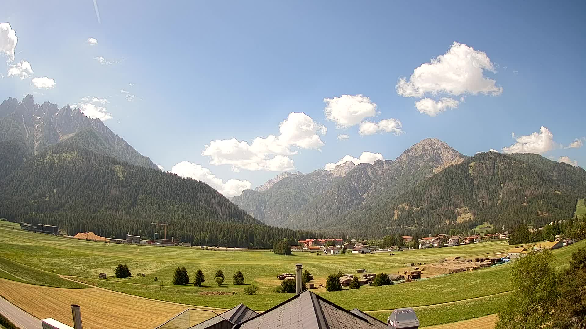 Webcam Toblach Dolomites – Vue depuis l’Hôtel Rosengarten