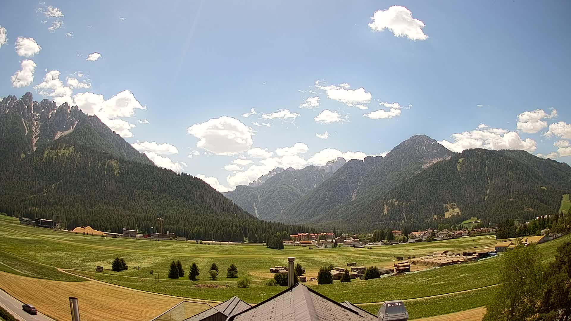 Webcam Toblach Dolomiten – Blick vom Hotel Rosengarten