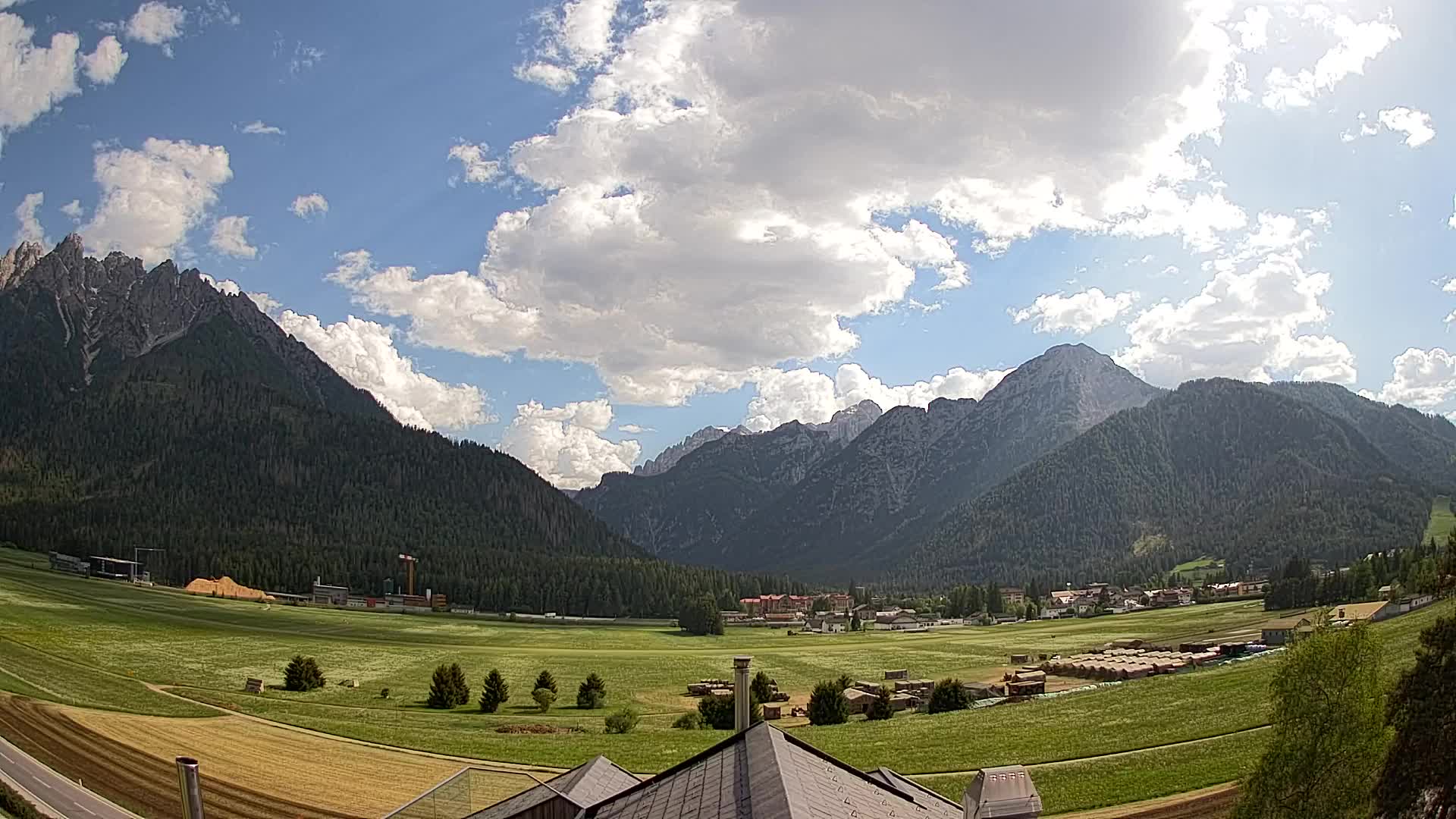 Webcam Toblach Dolomites – Vue depuis l’Hôtel Rosengarten