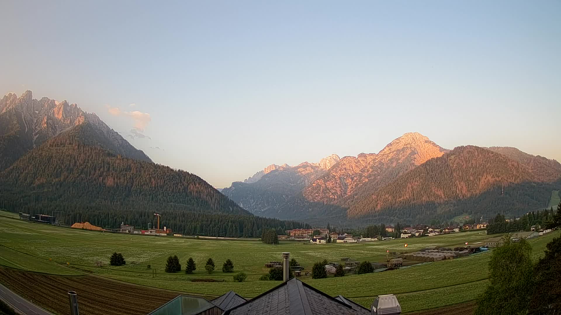 Webcam Toblach Dolomites – Vue depuis l’Hôtel Rosengarten