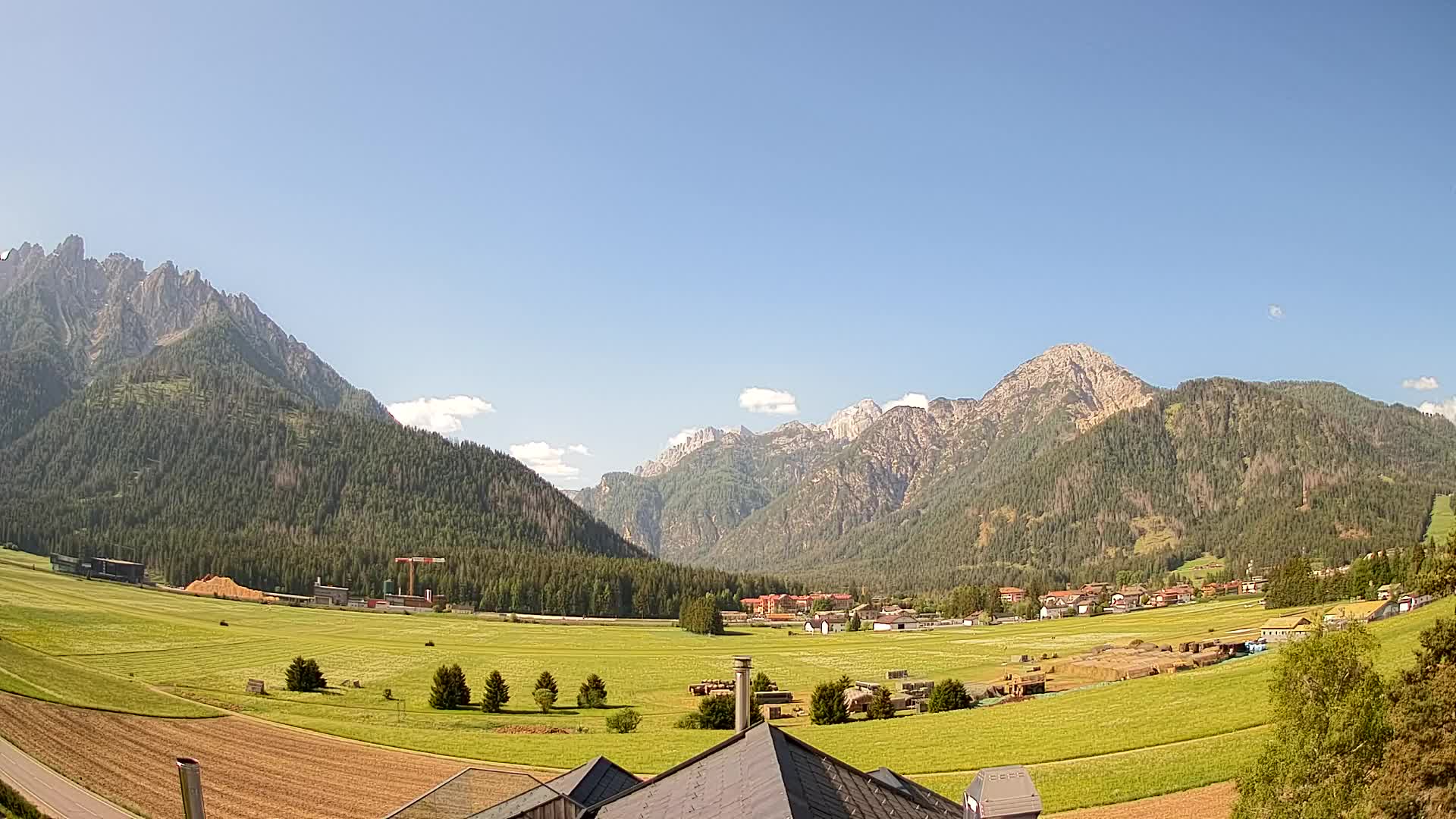 Webcam Toblach Dolomiten – Blick vom Hotel Rosengarten