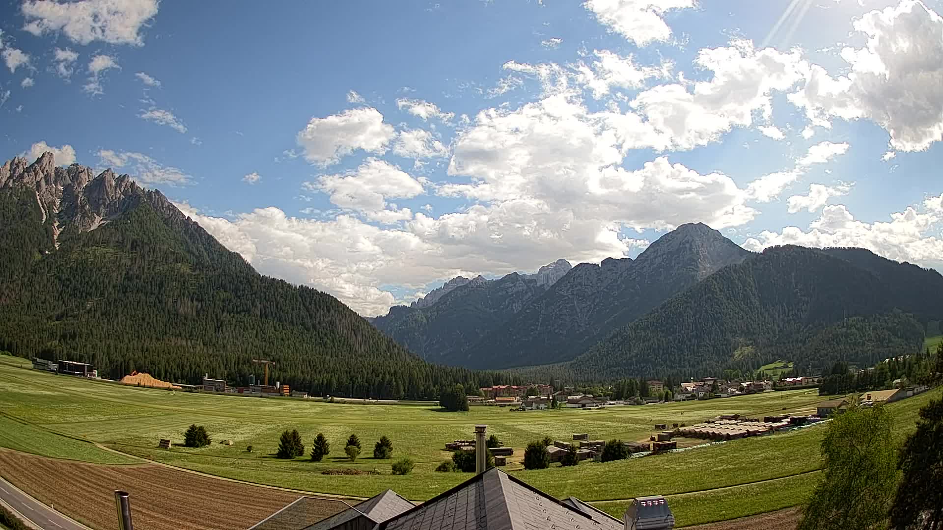 Webcam Toblach Dolomites – Vue depuis l’Hôtel Rosengarten