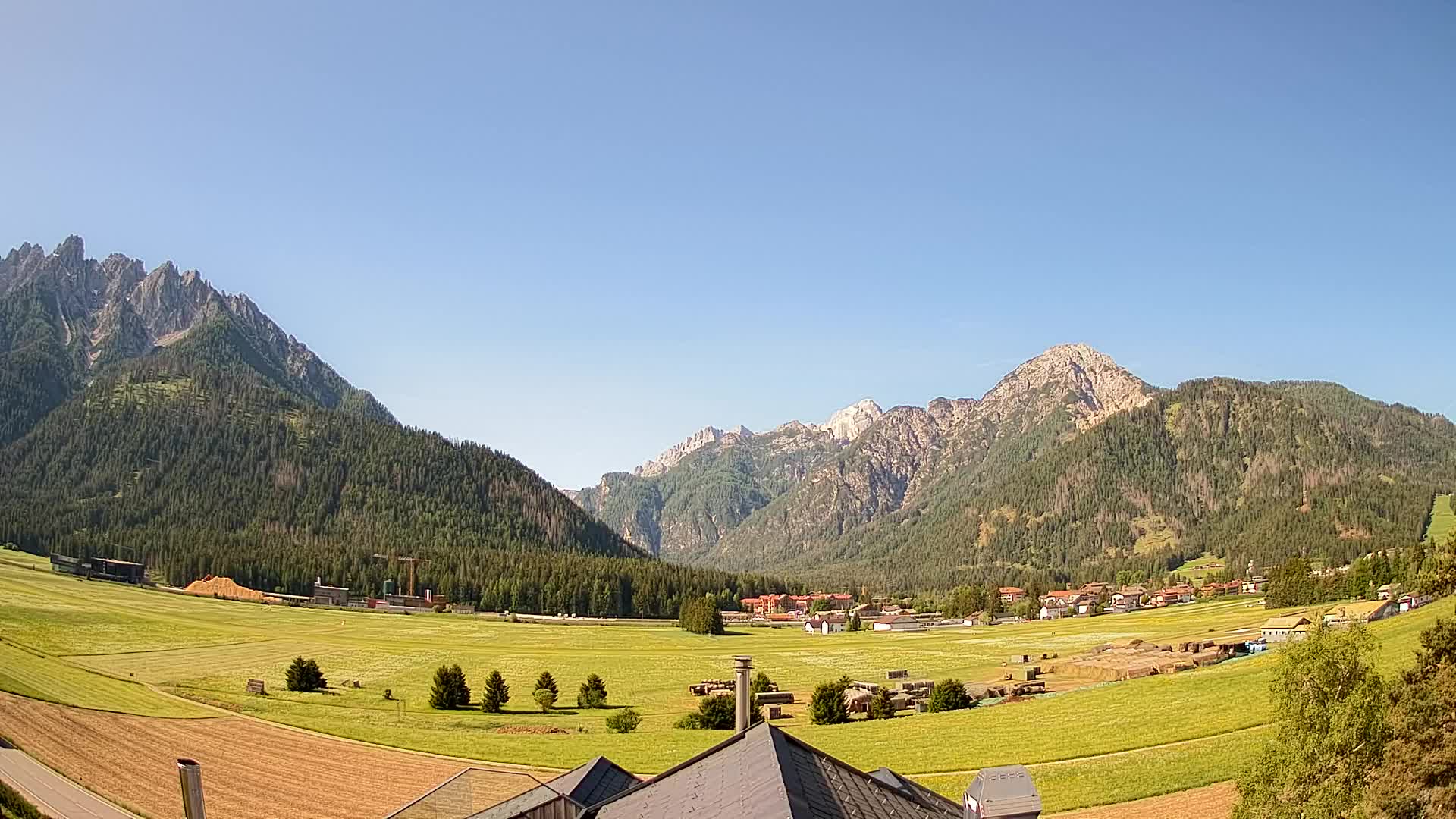 Webcam Toblach Dolomiten – Blick vom Hotel Rosengarten