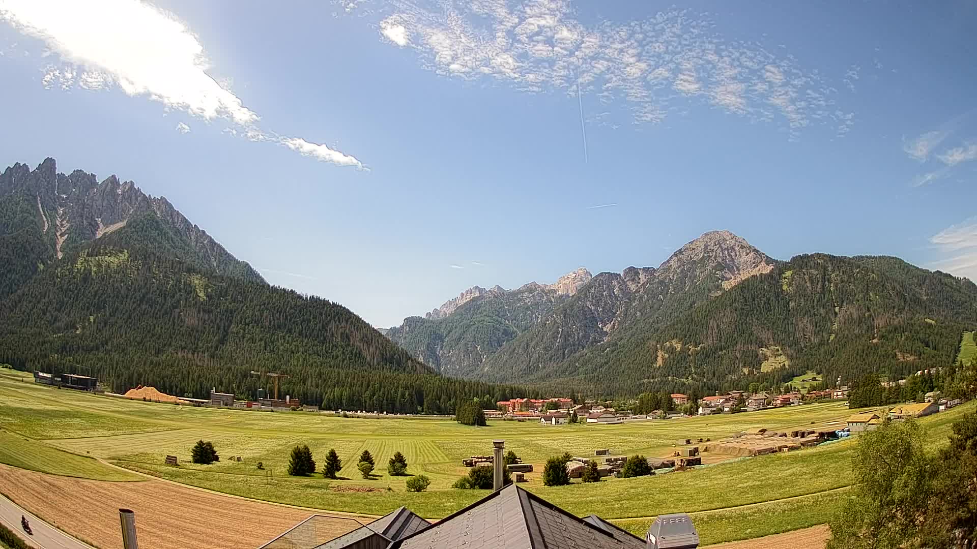 Webcam Toblach Dolomites – Vue depuis l’Hôtel Rosengarten