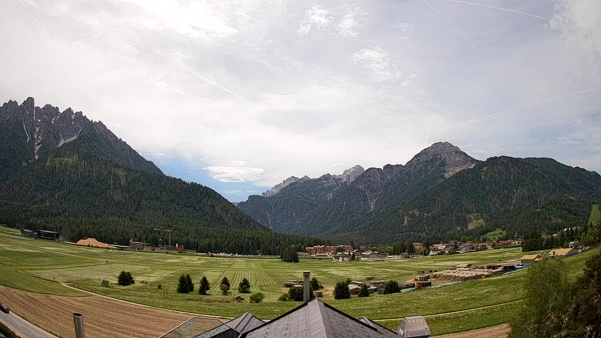 Webcam Toblach Dolomites – Vue depuis l’Hôtel Rosengarten
