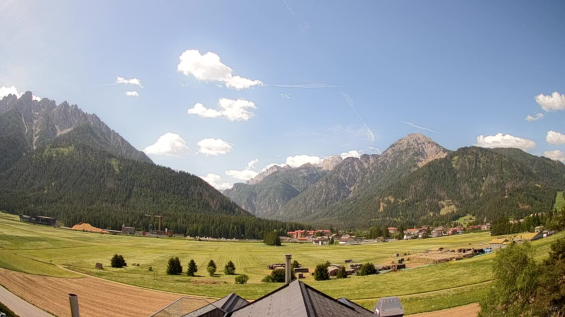 Webcam Toblach Dolomites – Vue depuis l’Hôtel Rosengarten