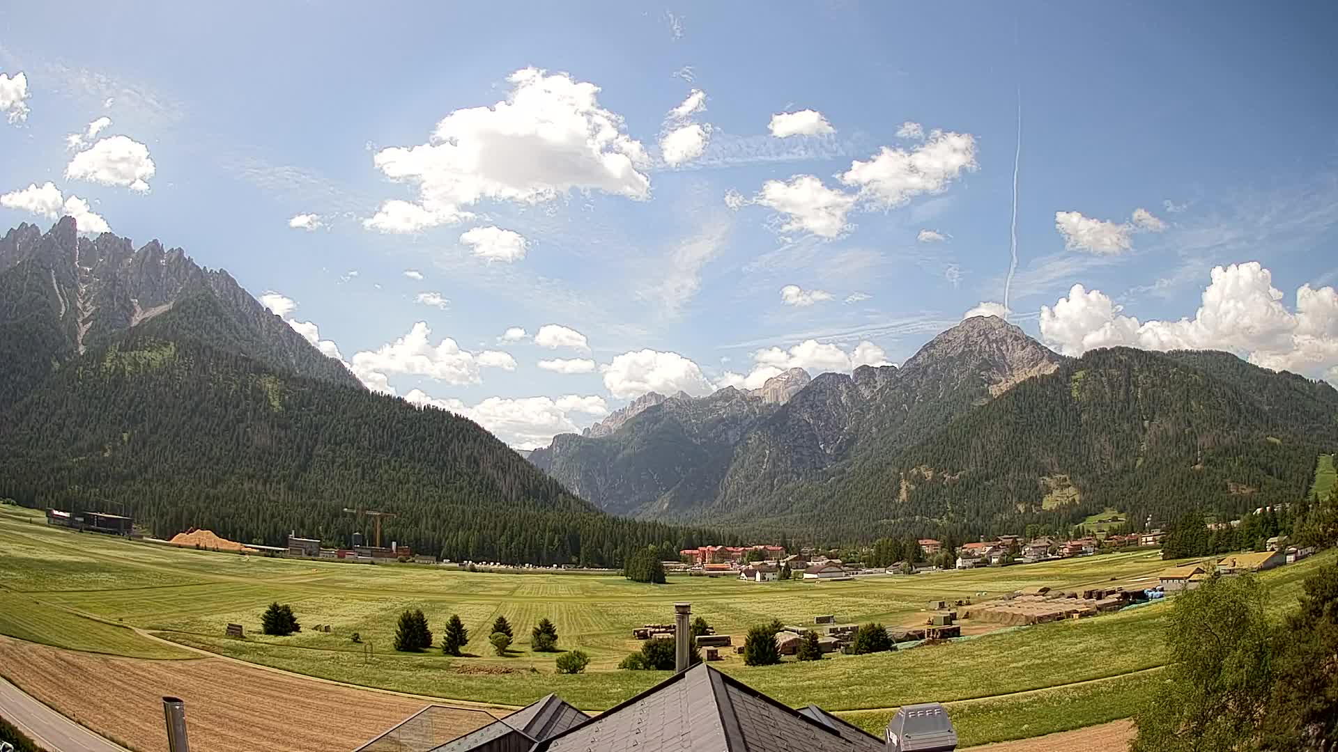 Webcam Toblach Dolomites – Vue depuis l’Hôtel Rosengarten