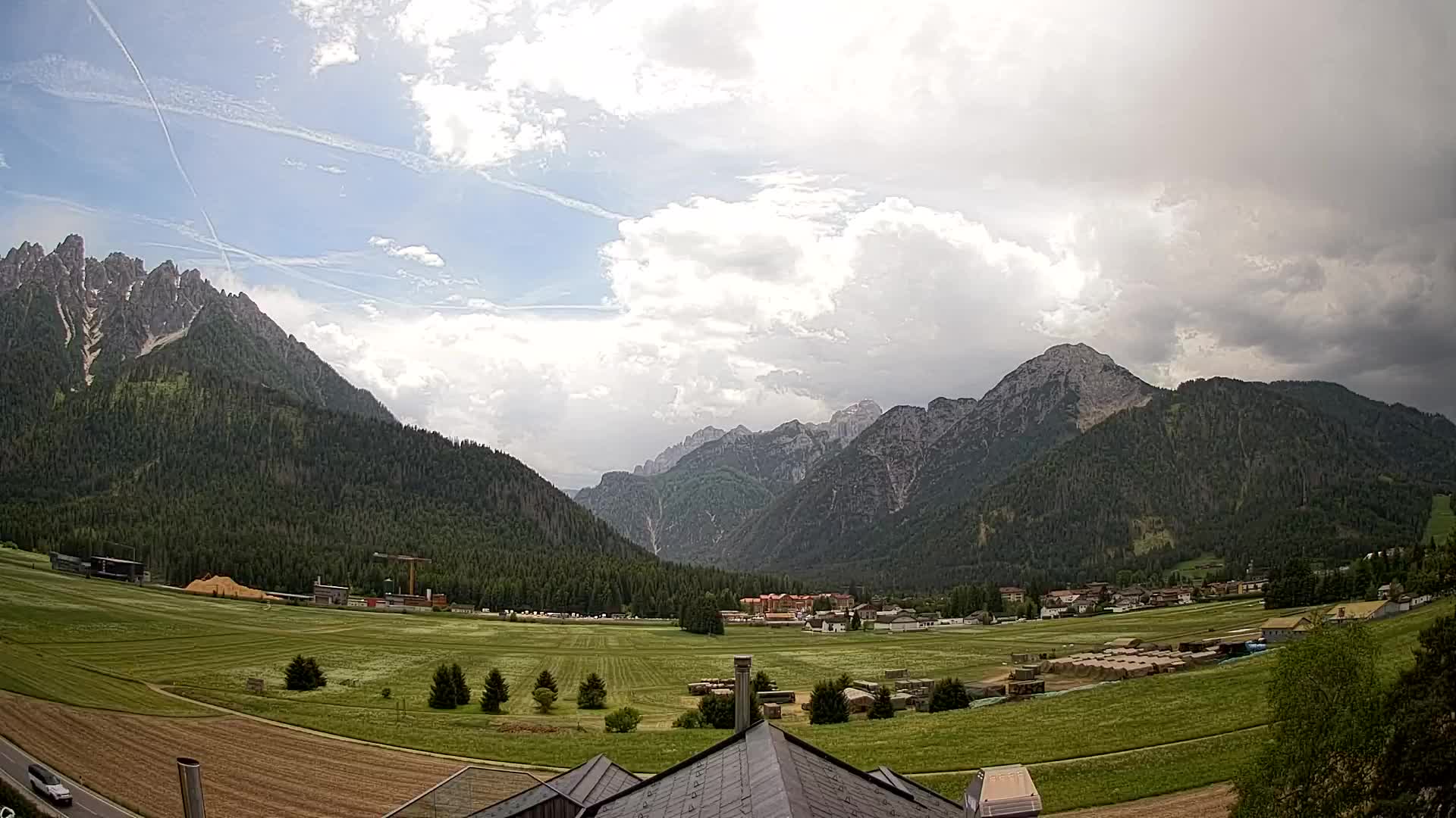 Webcam Toblach Dolomites – Vue depuis l’Hôtel Rosengarten