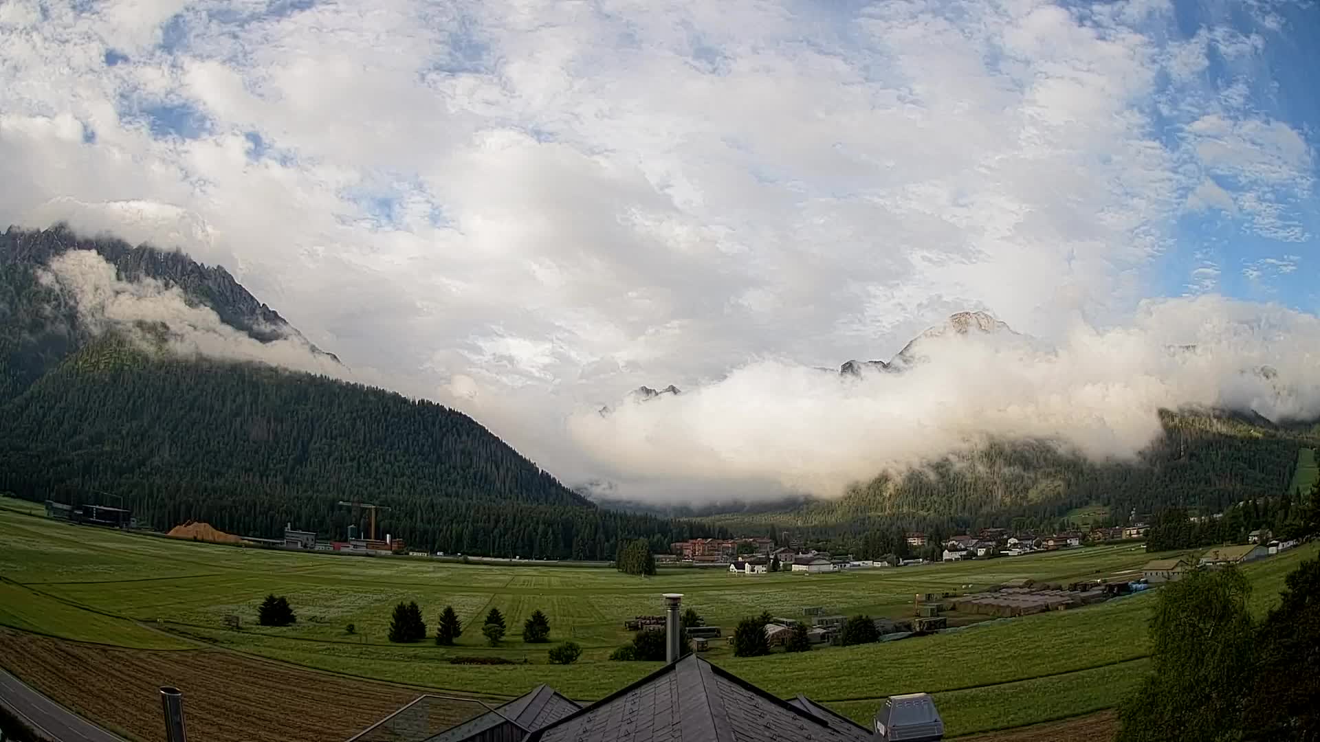 Webcam Toblach Dolomites – Vue depuis l’Hôtel Rosengarten