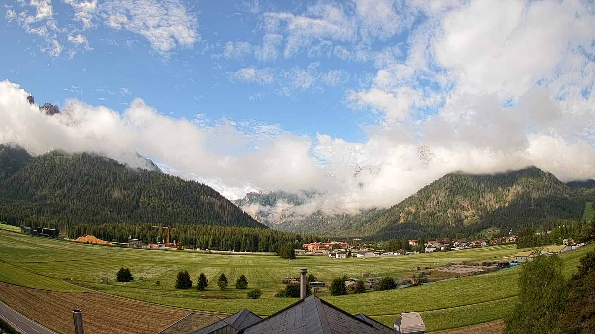 Webcam Toblach Dolomitas – Vista desde el Hotel Rosengarten