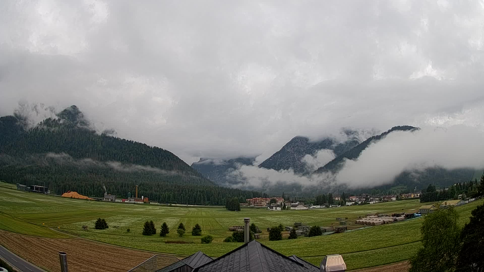 Webcam Toblach Dolomites – Vue depuis l’Hôtel Rosengarten