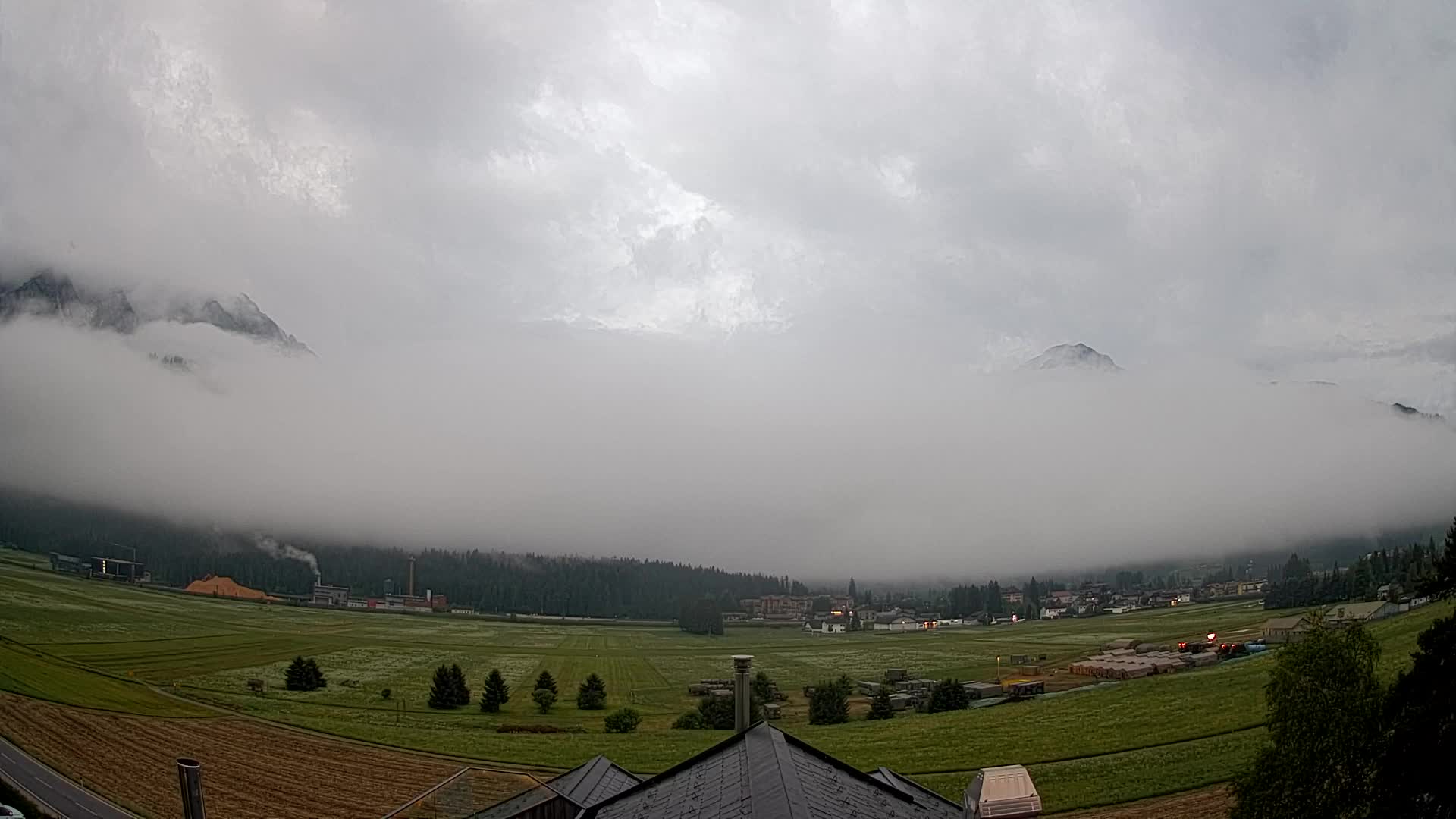 Webcam Toblach Dolomites – View from Hotel Rosengarten