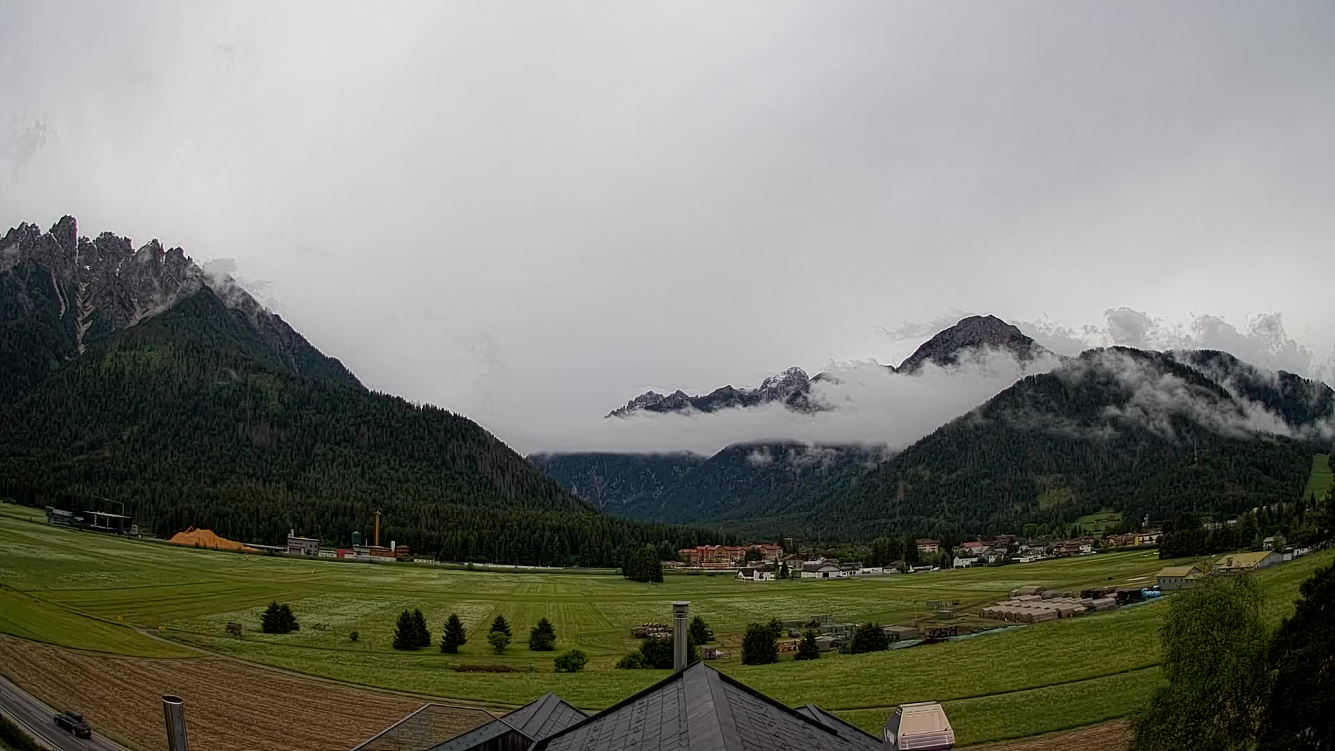Webcam Toblach Dolomites – Vue depuis l’Hôtel Rosengarten