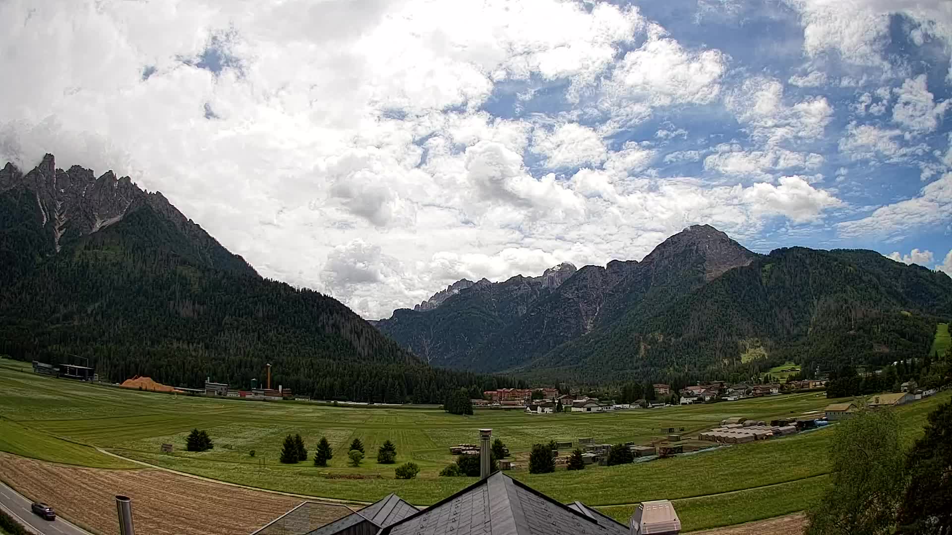 Webcam Toblach Dolomites – Vue depuis l’Hôtel Rosengarten