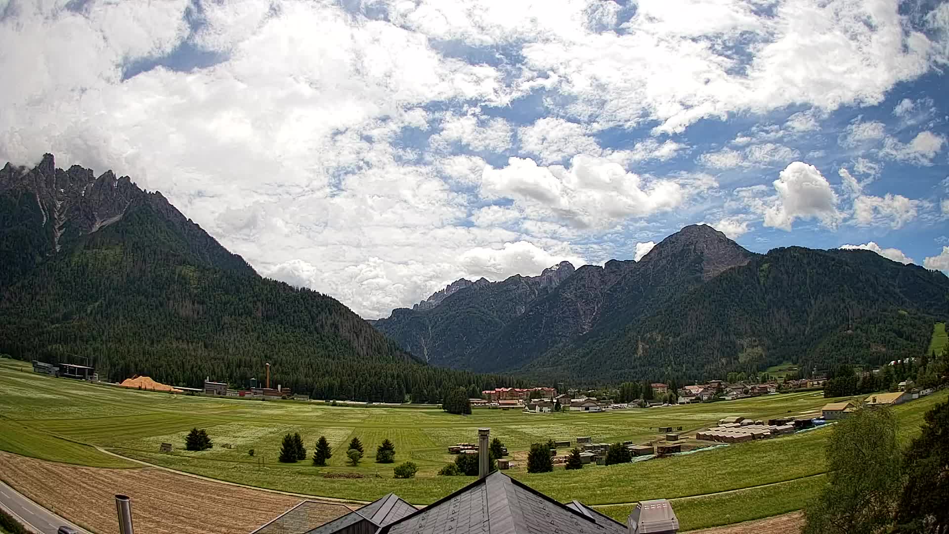 Webcam Toblach Dolomiten – Blick vom Hotel Rosengarten