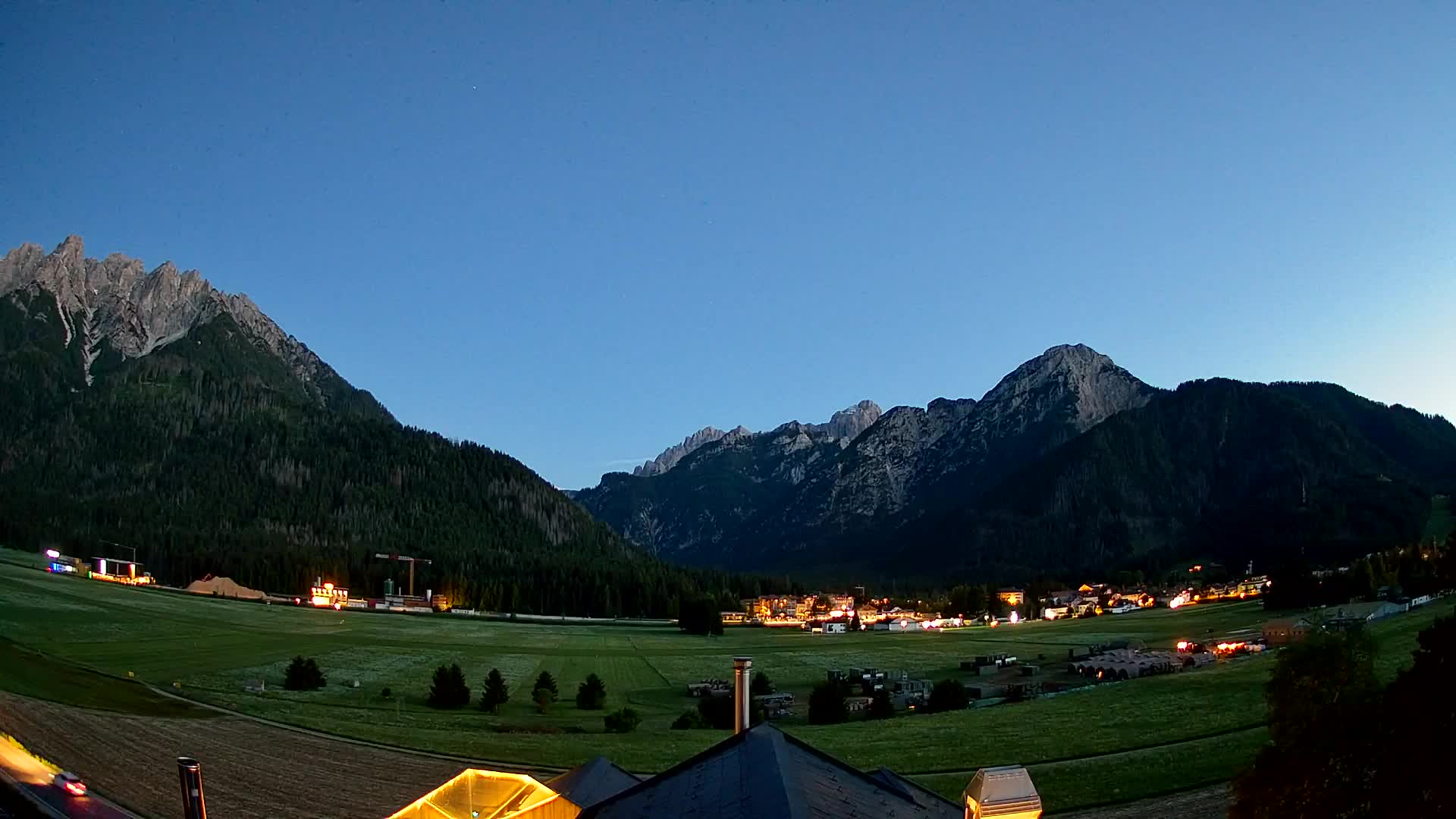 Webcam Toblach Dolomiten – Blick vom Hotel Rosengarten