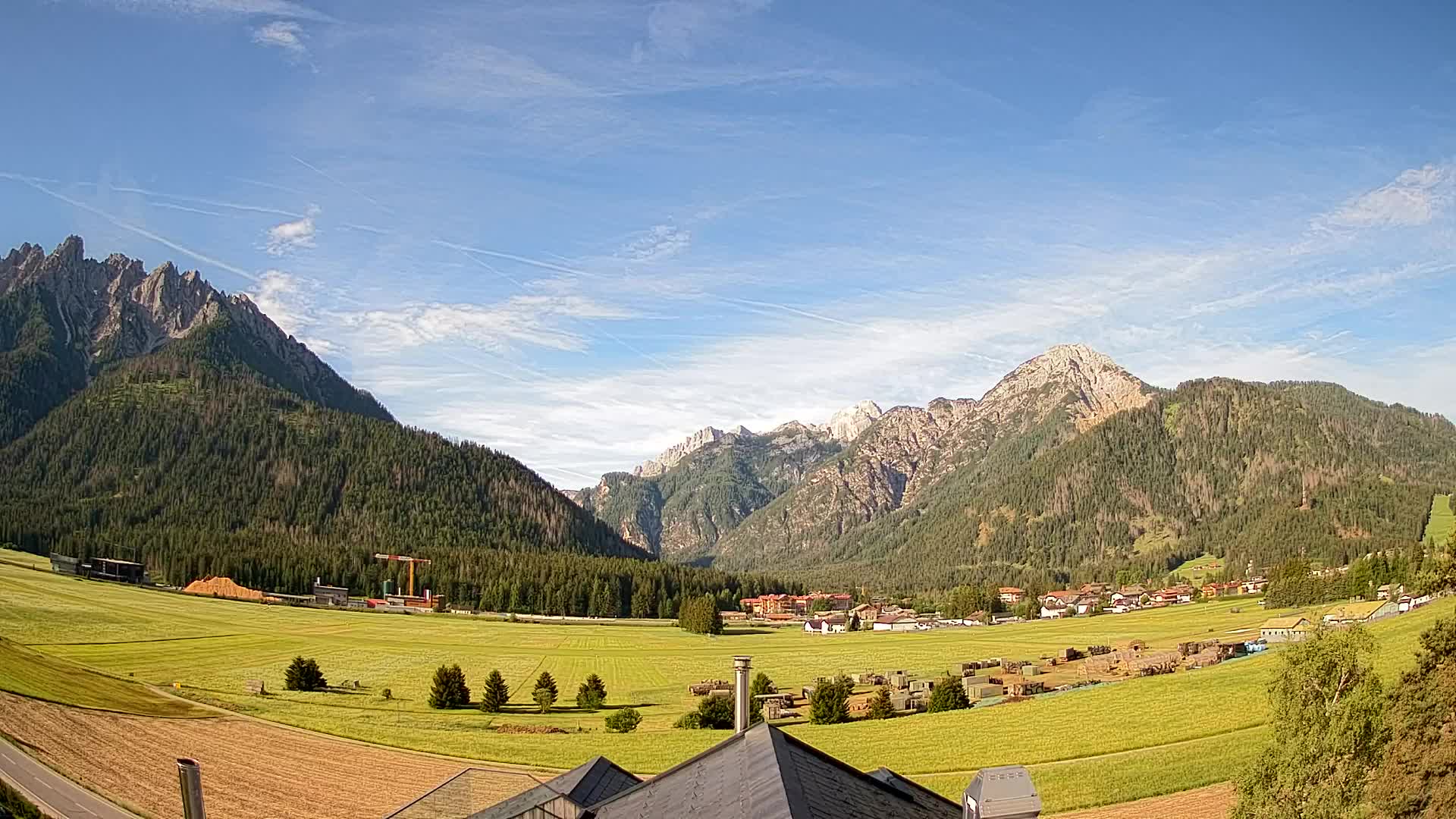 Web kamera Toblach Dolomiti – Pogled s Hotela Rosengarten