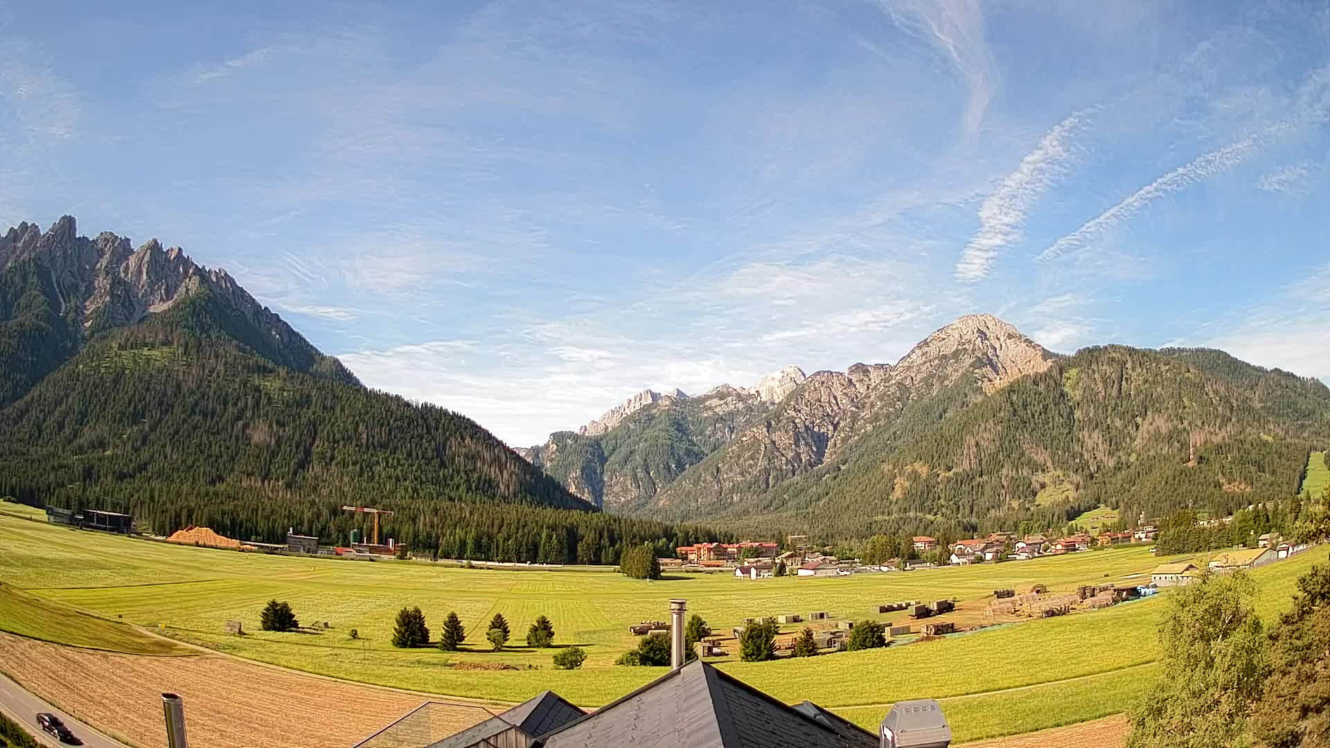Webcam Toblach Dolomites – Vue depuis l’Hôtel Rosengarten