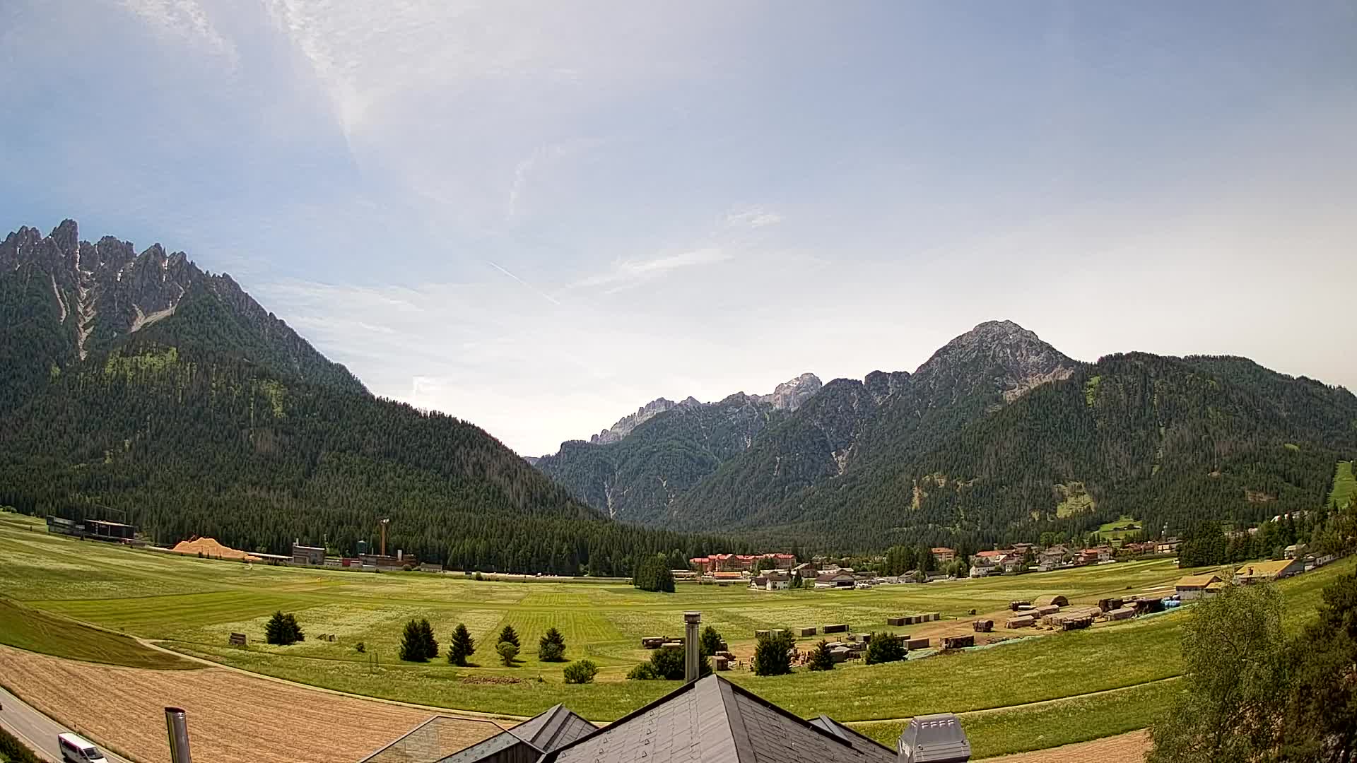Webcam Toblach Dolomites – Vue depuis l’Hôtel Rosengarten