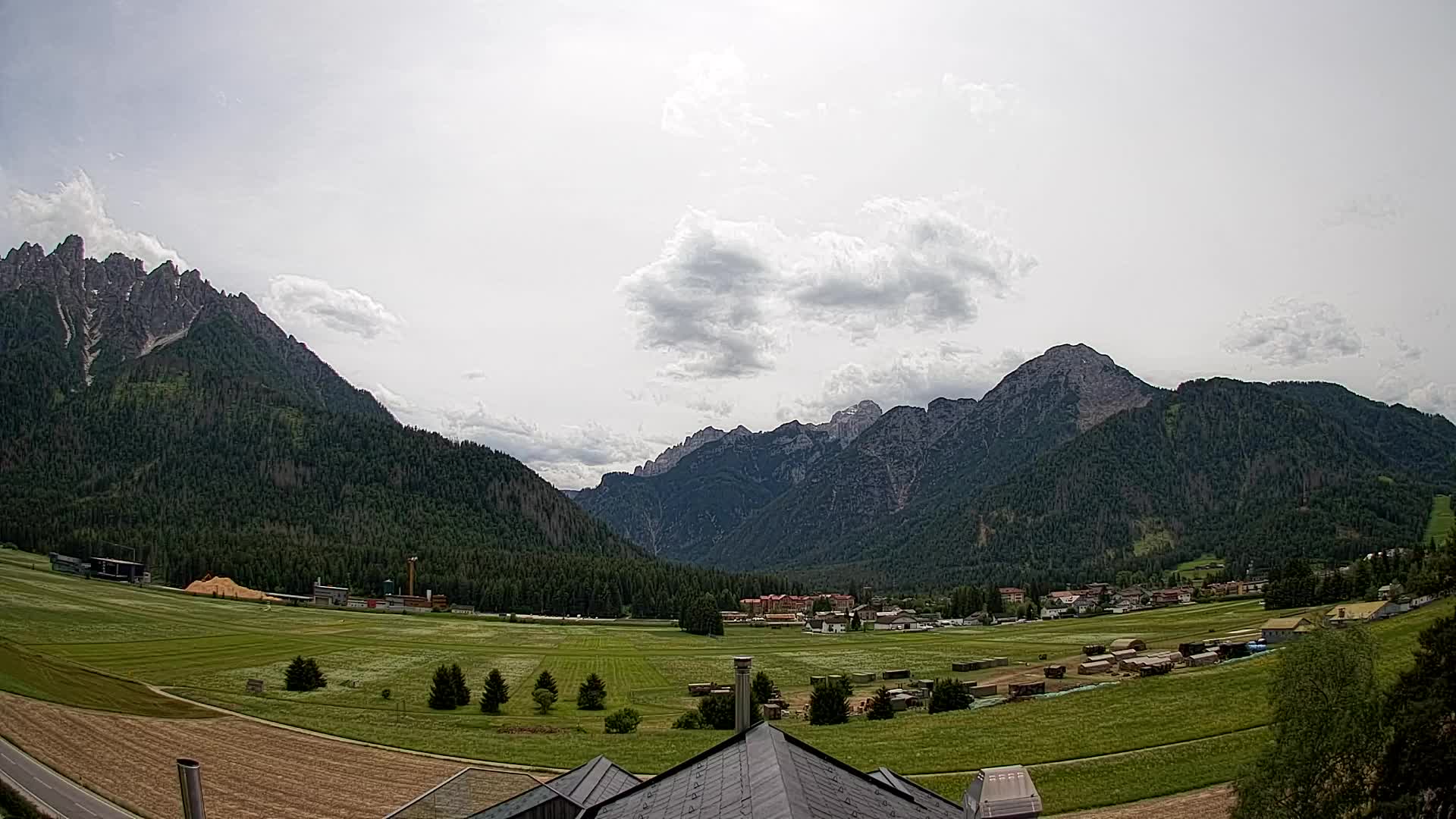 Webcam Toblach Dolomites – Vue depuis l’Hôtel Rosengarten