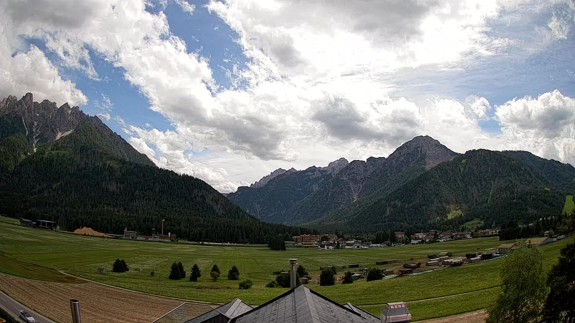 Webcam Toblach Dolomites – Vue depuis l’Hôtel Rosengarten
