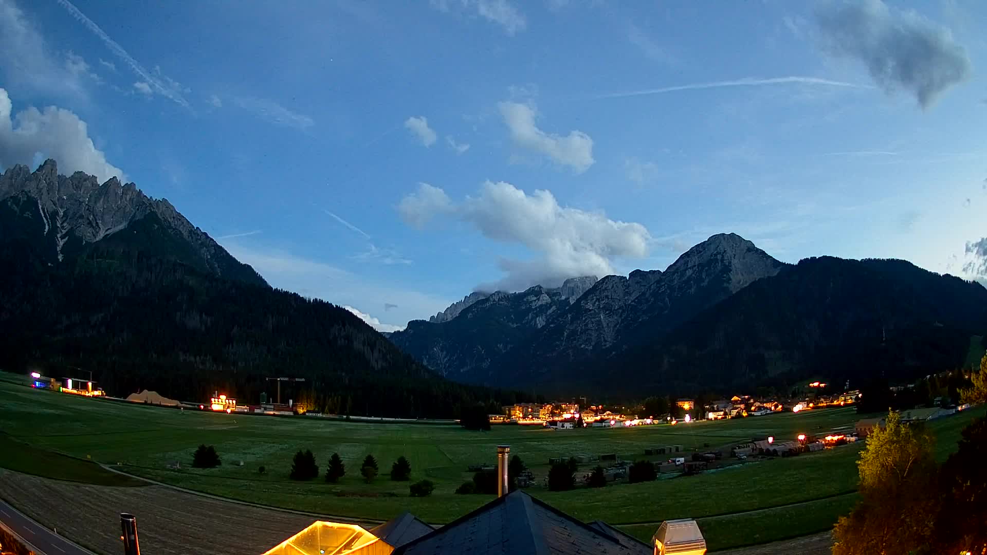 Webcam Toblach Dolomiten – Blick vom Hotel Rosengarten