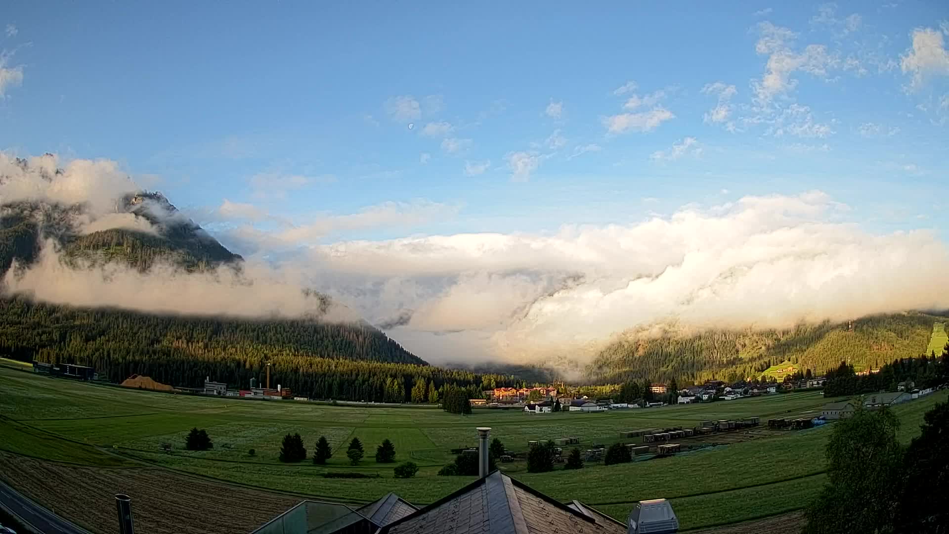 Webcam Toblach Dolomitas – Vista desde el Hotel Rosengarten