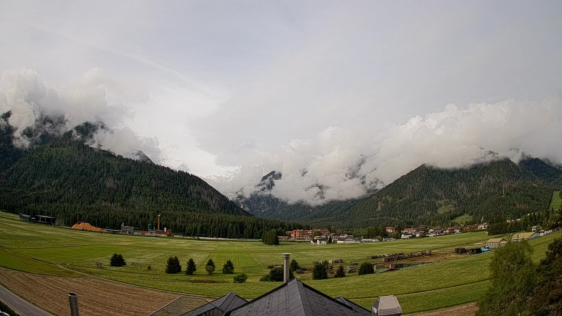 Webcam Toblach Dolomitas – Vista desde el Hotel Rosengarten