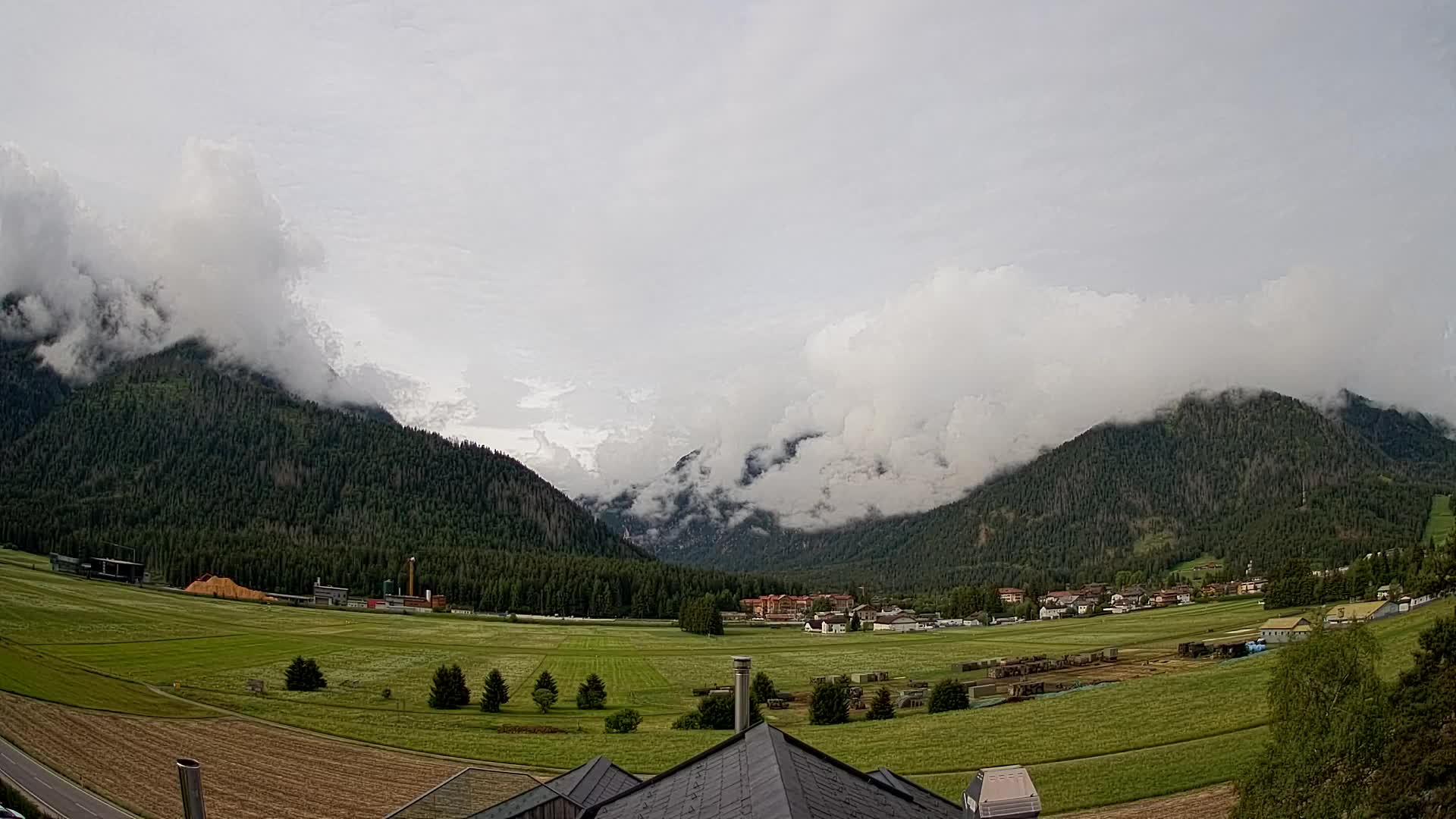 Webcam Toblach Dolomites – Vue depuis l’Hôtel Rosengarten