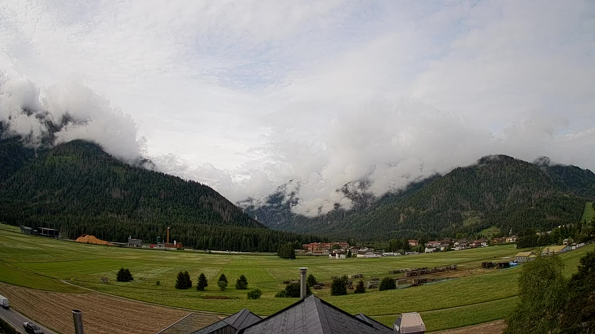 Webcam Toblach Dolomiten – Blick vom Hotel Rosengarten