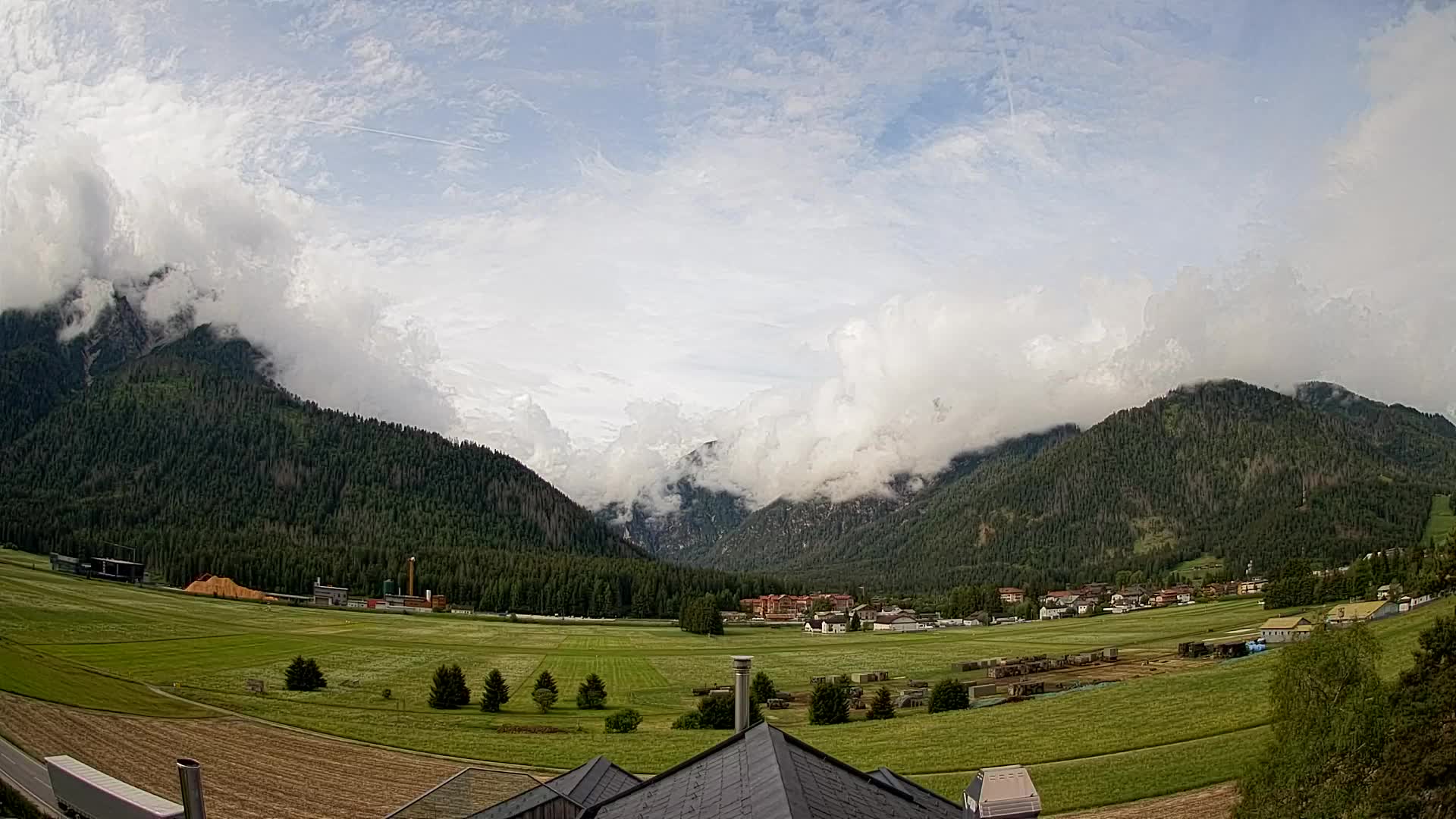 Webcam Toblach Dolomitas – Vista desde el Hotel Rosengarten