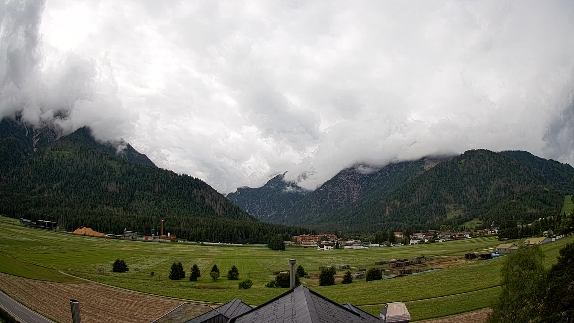 Webcam Toblach Dolomites – Vue depuis l’Hôtel Rosengarten