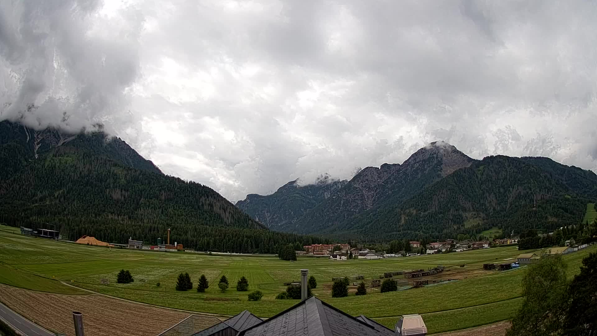 Webcam Toblach Dolomites – Vue depuis l’Hôtel Rosengarten