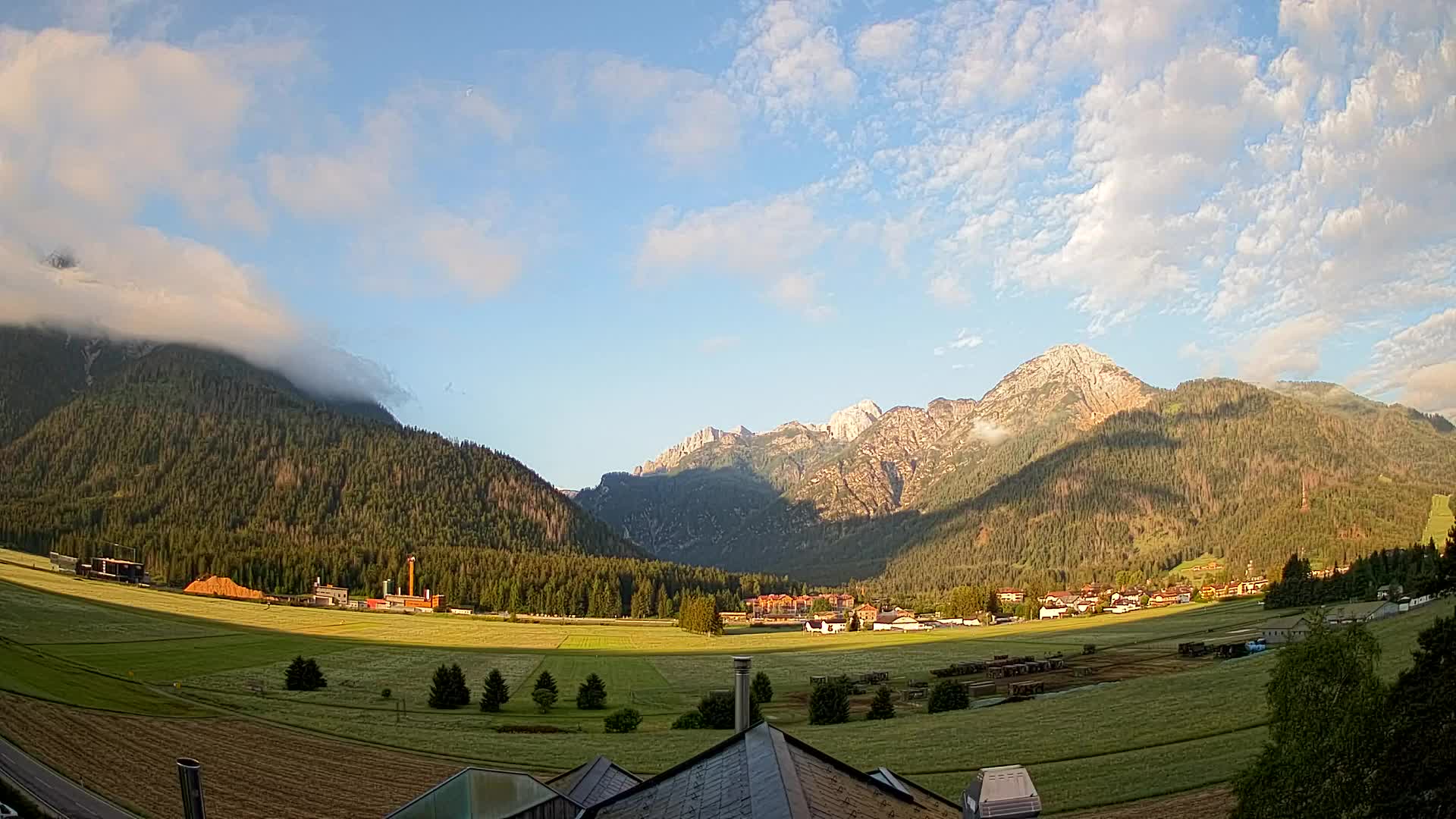Webcam Toblach Dolomiten – Blick vom Hotel Rosengarten