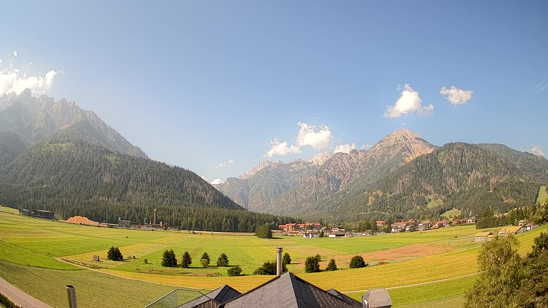Webcam Toblach Dolomites – Vue depuis l’Hôtel Rosengarten