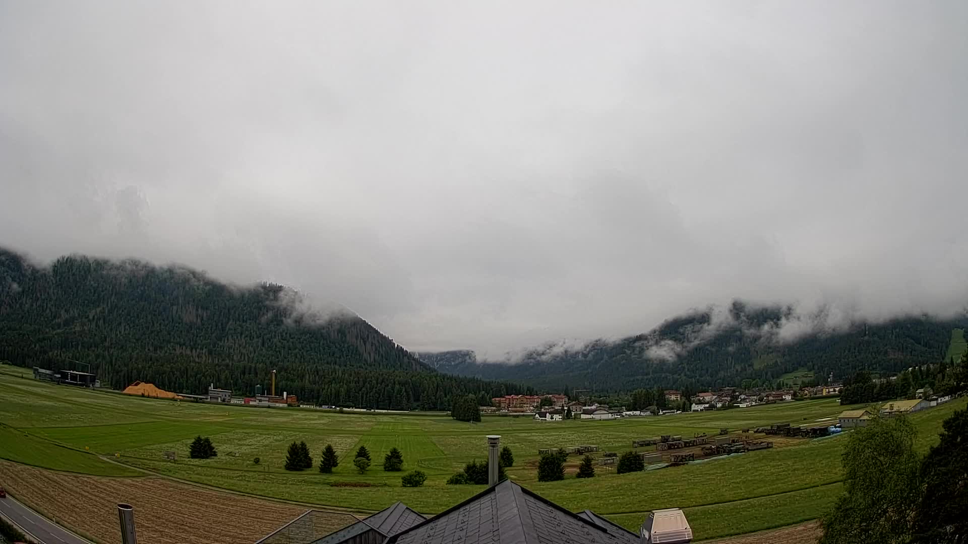 Webcam Toblach Dolomites – Vue depuis l’Hôtel Rosengarten