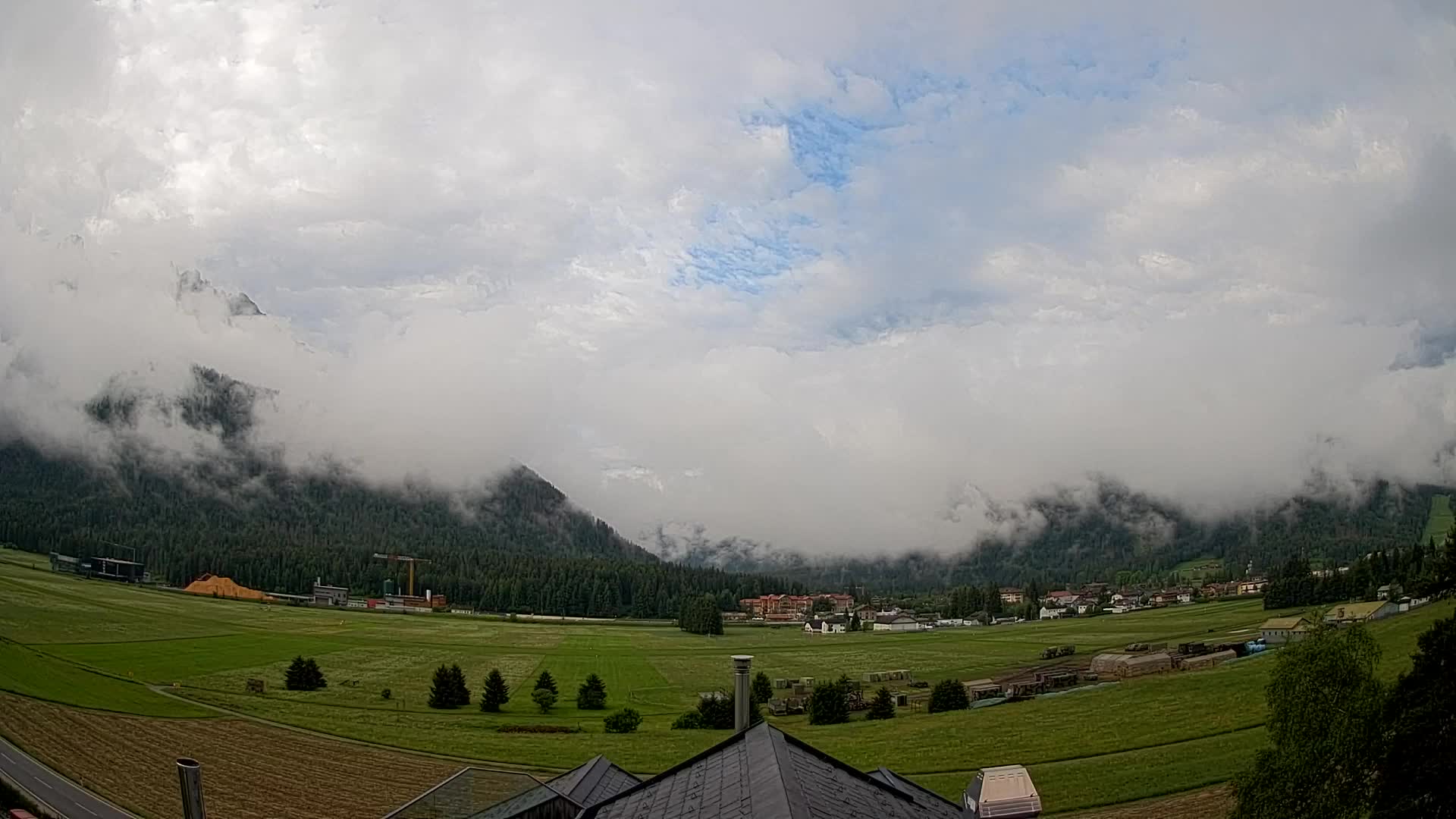 Webcam Toblach Dolomites – Vue depuis l’Hôtel Rosengarten