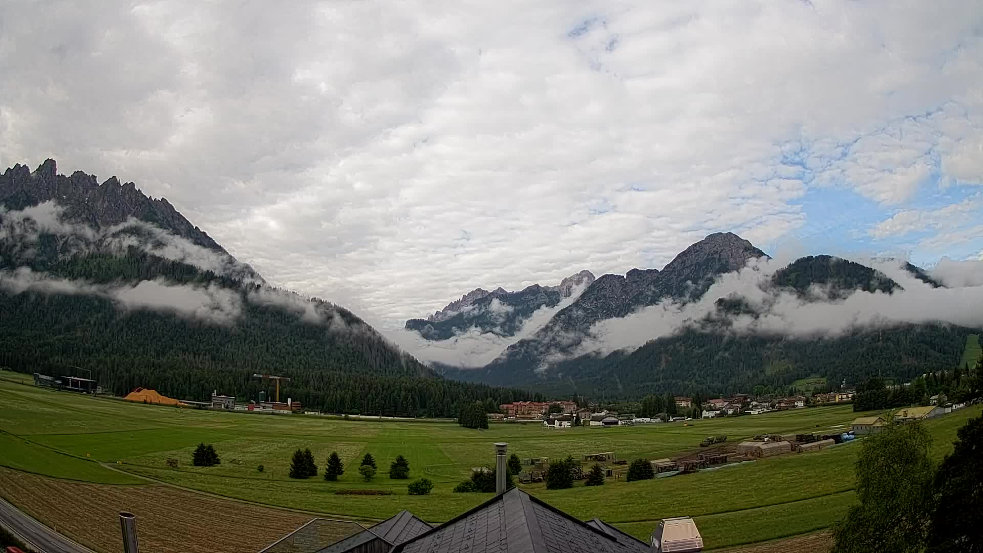 Webcam Toblach Dolomiten – Blick vom Hotel Rosengarten