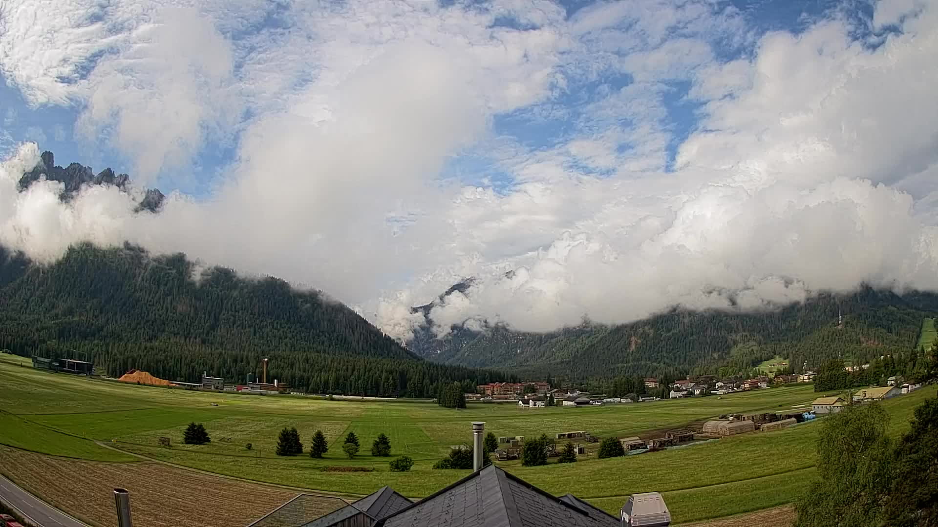 Webcam Toblach Dolomites – Vue depuis l’Hôtel Rosengarten