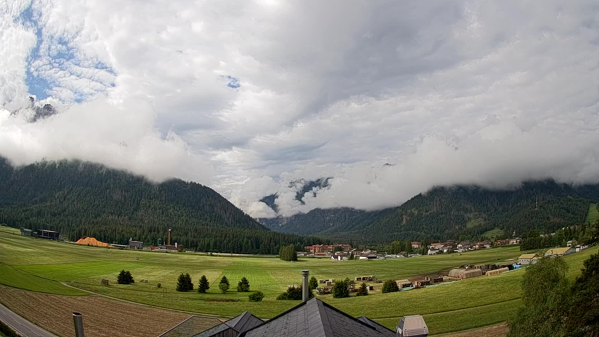 Webcam Toblach Dolomites – Vue depuis l’Hôtel Rosengarten