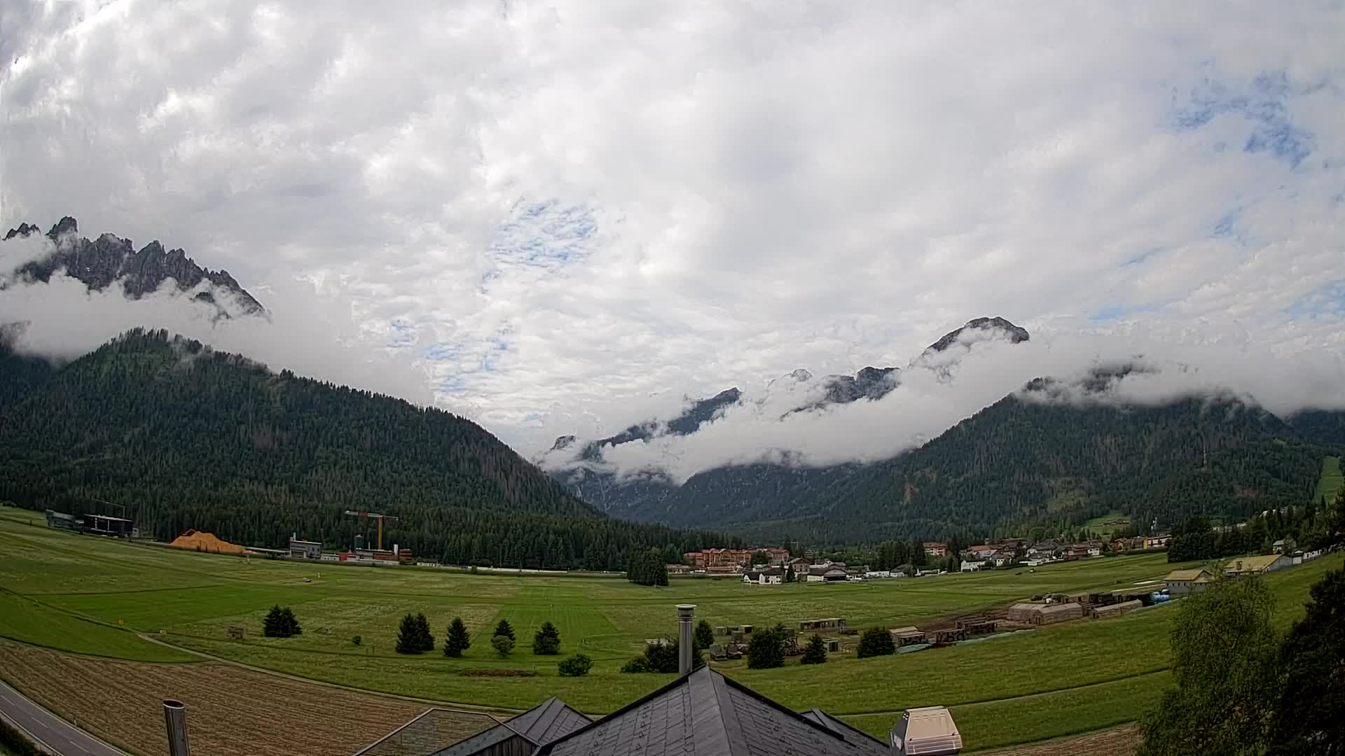 Webcam Toblach Dolomiten – Blick vom Hotel Rosengarten