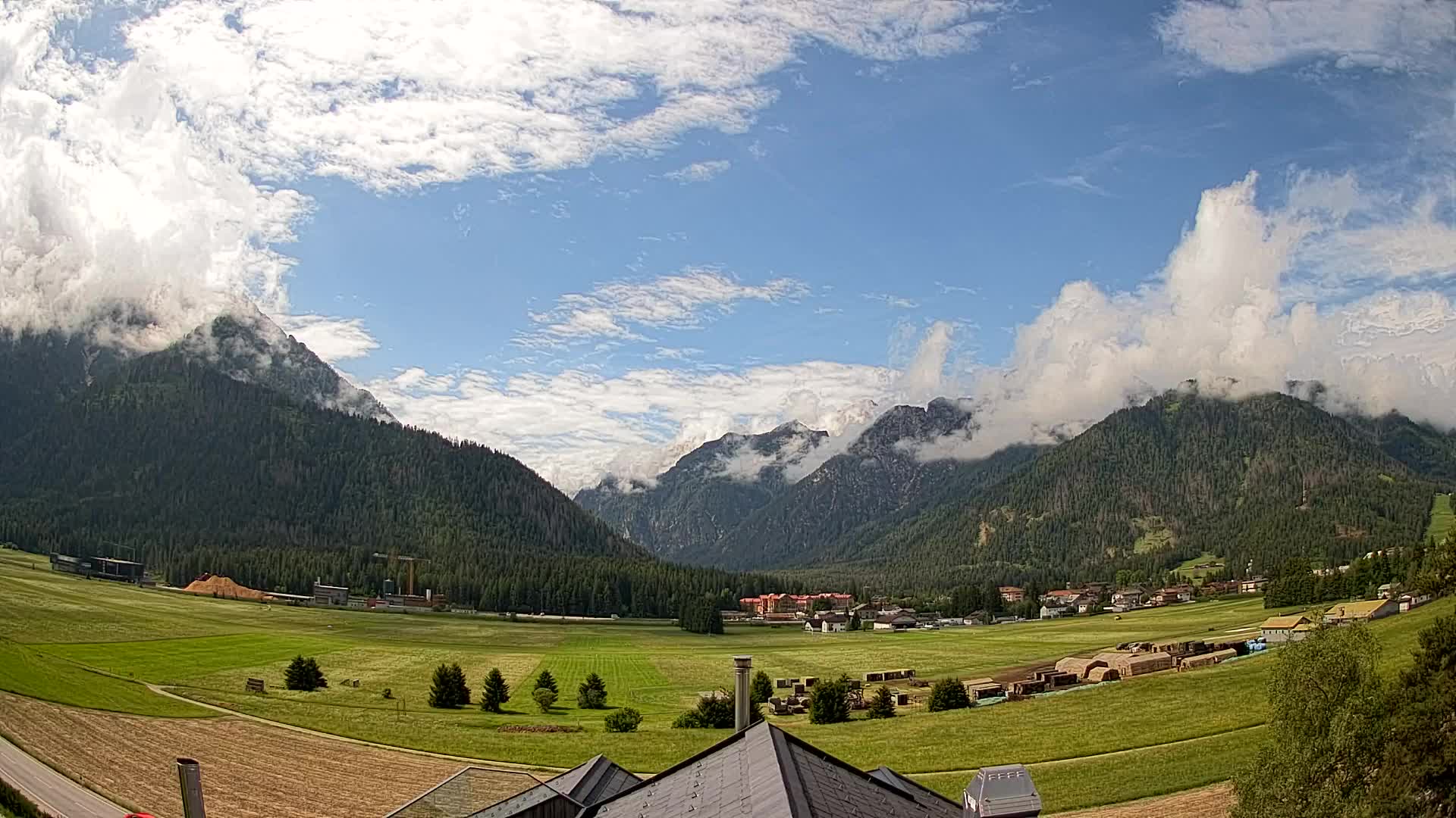 Webcam Toblach Dolomites – Vue depuis l’Hôtel Rosengarten